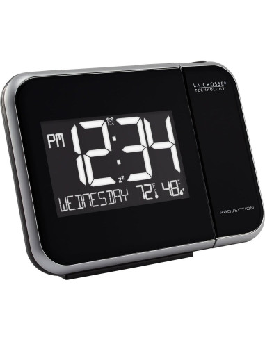Reloj Despertador Proyector La Crosse Technology 616-1412 con Temperatura