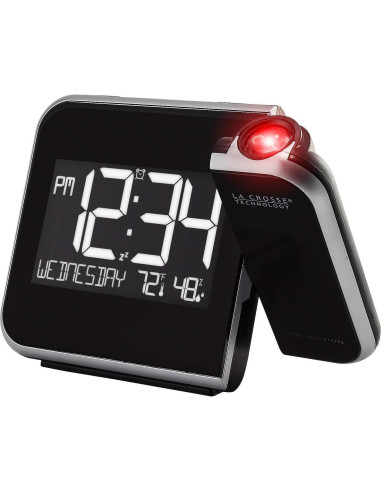 Reloj Despertador Proyector La Crosse Technology 616-1412 con Temperatura