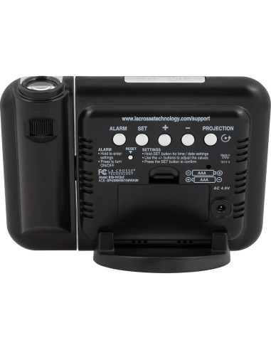 Reloj Despertador Proyector La Crosse Technology 616-1412 con Temperatura