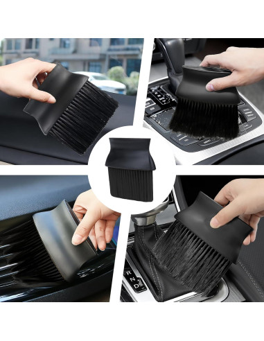 Cepillo de Limpieza para Interior de Coche Ecocstm Negro