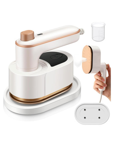 Plancha Mini de Viaje Portátil Leriton 3 en 1 Blanca