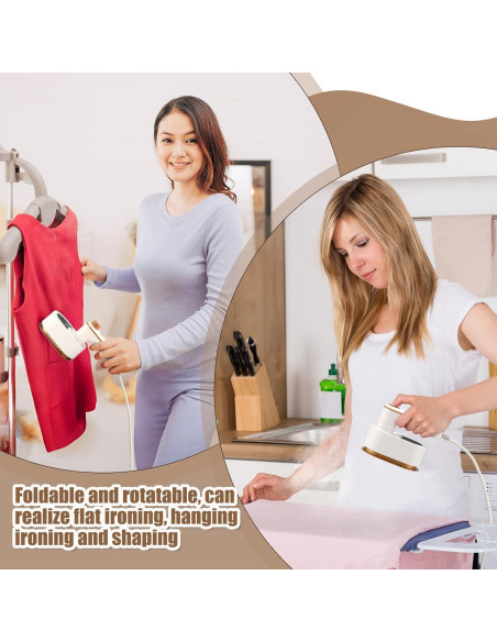 Plancha Mini de Viaje Portátil Leriton 3 en 1 Blanca