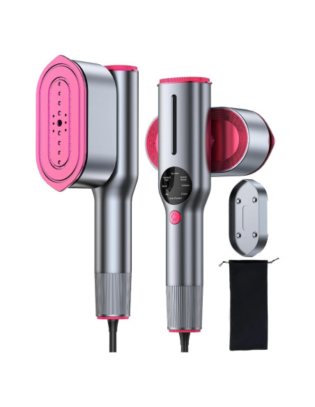 Vaporera de Viaje LOMZKDU 2 en 1, 1200W, 10s Calentamiento