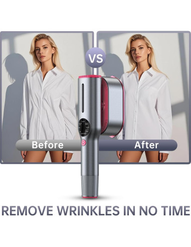 Vaporera de Viaje LOMZKDU 2 en 1, 1200W, 10s Calentamiento