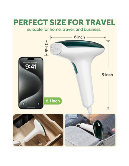 Vaporizador de Ropa CPWORLD HX-6118 Mini Portátil 130ml