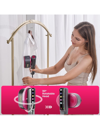 Vaporizador de Ropa Portátil Glewbee 1200W Pantalla Táctil