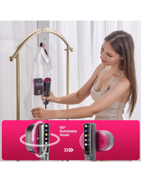 Vaporizador de Ropa Portátil Glewbee 1200W Pantalla Táctil