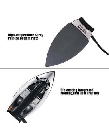 Plancha Eléctrica Vitasunhow VTDY-1 2.27kg Sin Vapor