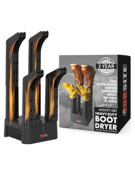 Secador de Botas JobSite Mighty Dry - Ventilador Calentador 200W