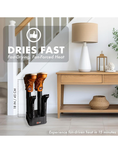 Secador de Botas JobSite Mighty Dry - Ventilador Calentador 200W
