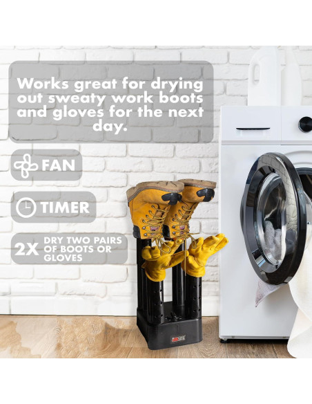 Secador de Botas JobSite Mighty Dry - Ventilador Calentador 200W