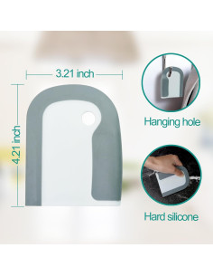 Juego de 3 Raspadores de Silicona L-WASH para Cocina 2