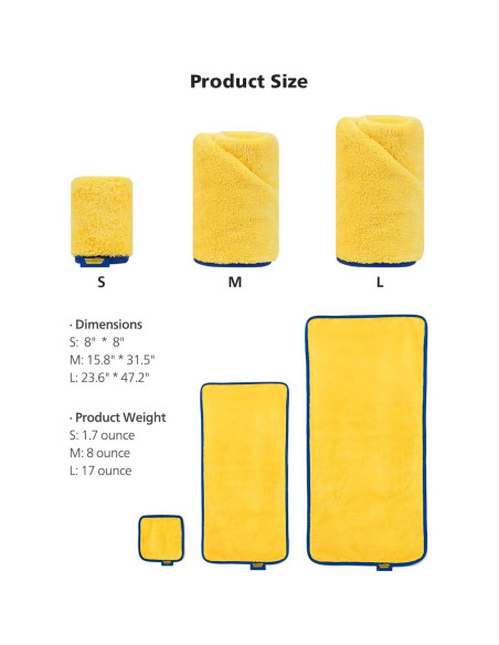 Toalla Ultra Absorbente PETHROOM para Mascotas Mediana 80x40cm
