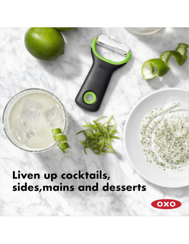 Pelador y Rallador de Cítricos OXO Good Grips, Negro