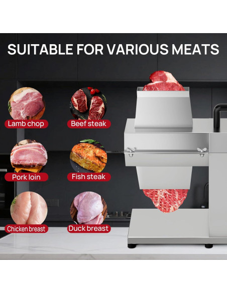 Ablandador de Carne Eléctrico ARINOO 450W con 54 Cuchillas