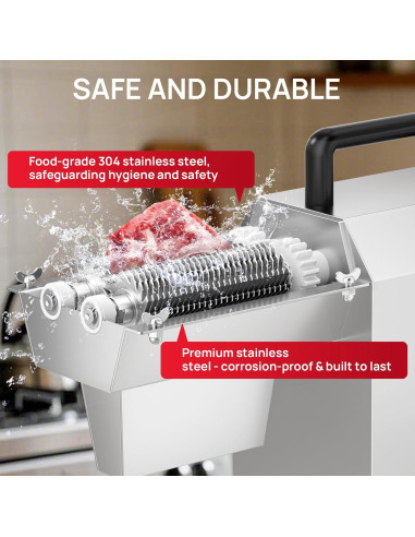 Ablandador de Carne Eléctrico ARINOO 450W con 54 Cuchillas