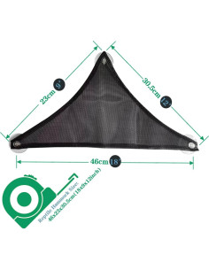Hamaca para Reptiles Mclanzoo Triangular 45.72x30.48 cm 2