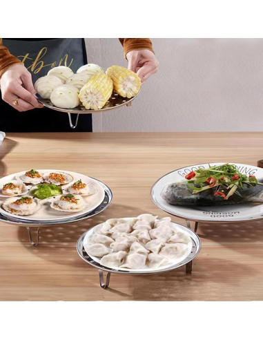 Bandeja de Vapor de Acero Inoxidable 20cm para Olla a Presión