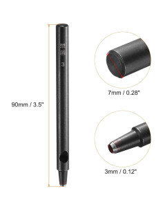 Punzón Redondo de Cuero HARFINGTON 3mm - Herramienta de Corte 2