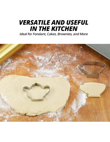 Cortadores de Galletas YAFIYGI en Forma de Taza y Tetera - 2 Piezas