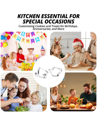 Cortadores de Galletas YAFIYGI en Forma de Taza y Tetera - 2 Piezas