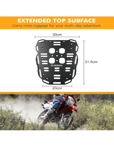 Soporte Trasero de Motocicleta NICECNC para Honda XR650L 1993-2024