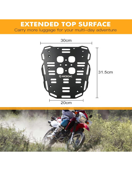 Soporte Trasero de Motocicleta NICECNC para Honda XR650L 1993-2024