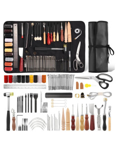 Kit de herramientas de cuero Nicpro 85PCS con bolsa XL