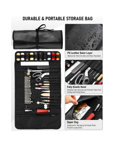 Kit de herramientas de cuero Nicpro 85PCS con bolsa XL 2