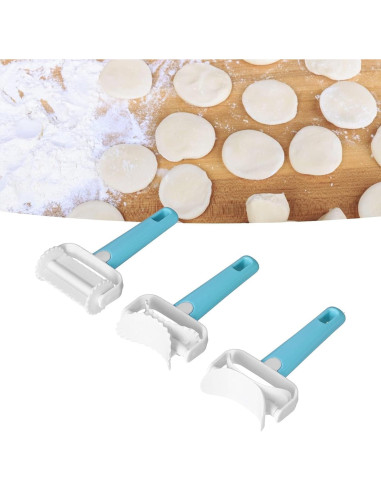 Cortador de Galletas Rodante Cyrank 6PCS Plástico Duradero