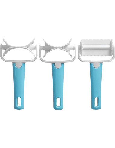 Cortador de Galletas Rodante Cyrank 6PCS Plástico Duradero