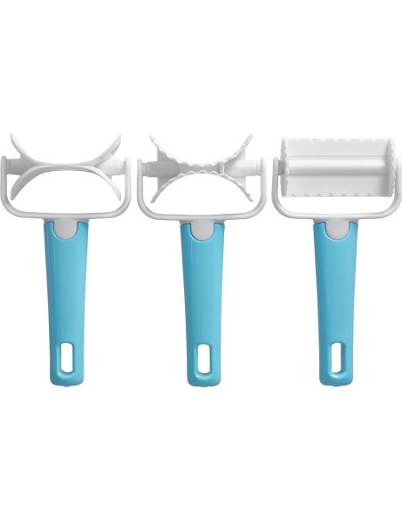 Cortador de Galletas Rodante Cyrank 6PCS Plástico Duradero