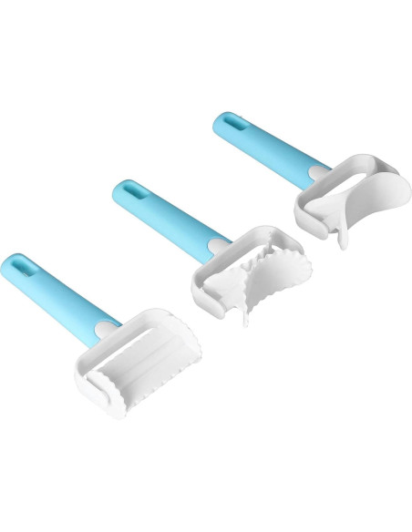 Cortador de Galletas Rodante Cyrank 6PCS Plástico Duradero