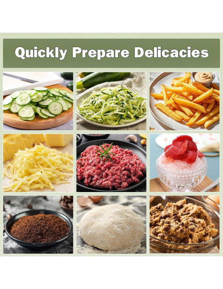 Procesador de Alimentos KICHOT E04 12 Tazas 600W Negro