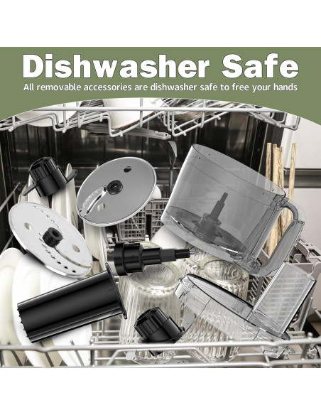 Procesador de Alimentos KICHOT E04 12 Tazas 600W Negro