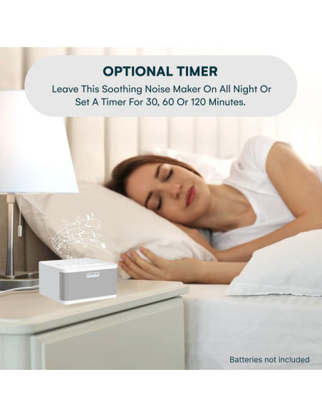 Máquina de Ruido Blanco Serene Evolution 30 Sonidos - Marrón