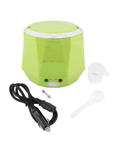 Vaporera eléctrica portátil Aramox 1.3L 12V 100W verde