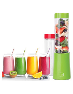 Licuadora Personal Euro Cuisine MM1R Compacta 150W 295ml Roja