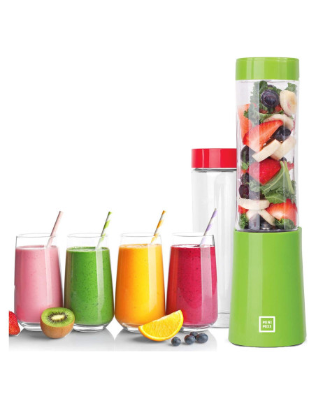 Licuadora Personal Euro Cuisine MM1R Compacta 150W 295ml Roja