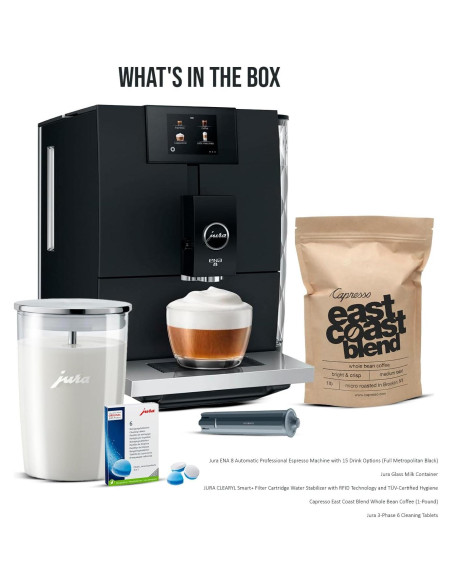 Máquina de Espresso Automática Jura ENA 8 - Negro Metropolitano