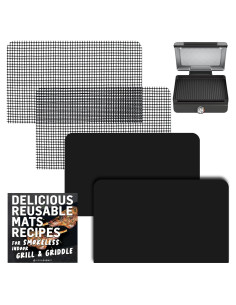 Mats Reutilizables para Grill Ninja GR101 - Set Antiadherente