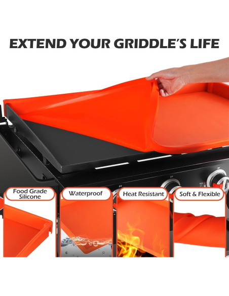 Kit de limpieza Blackstone 20pcs con tapete silicona 91.44cm