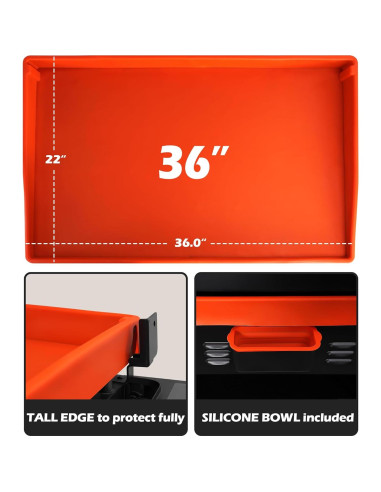 Kit de limpieza Blackstone 20pcs con tapete silicona 91.44cm