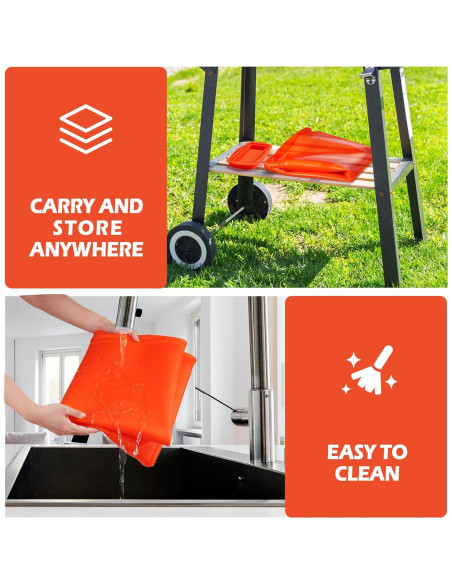 Kit de limpieza Blackstone 20pcs con tapete silicona 91.44cm