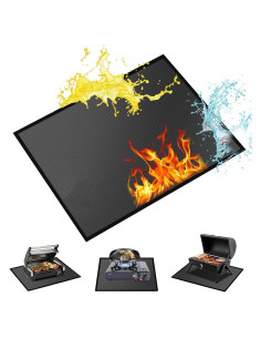 Alfombrilla para Parrilla Youlvy 91 x 76 cm Resistente al Fuego