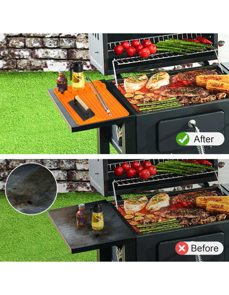 Juego de Herramientas para Parrilla TIKNIK - Alfombrilla de Silicona 39.9x27.9cm