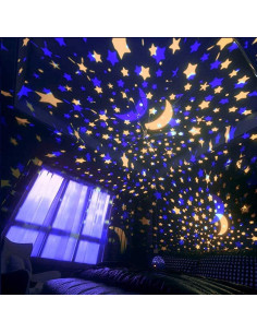 Proyector de Estrellas ANTEQI Luz Nocturna 5V para Niños 2