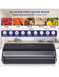 Máquina Selladora al Vacío Kweete VCM001 85kPa Automática 2