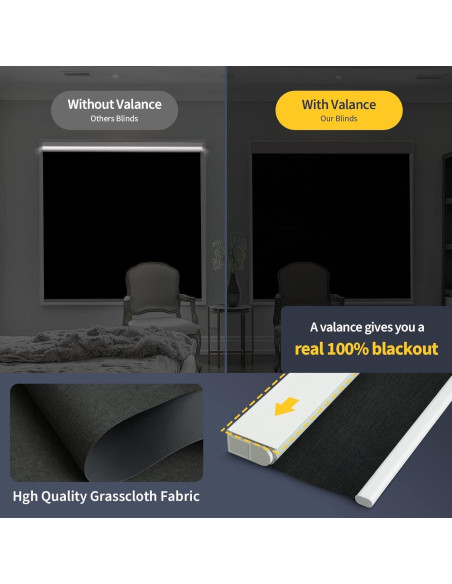 Persianas Motorizadas CITOLEN 76x183 cm Automáticas Opacas