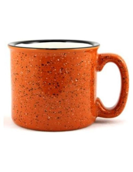 Taza de Cerámica Marble Creek 15oz Naranja Quemado